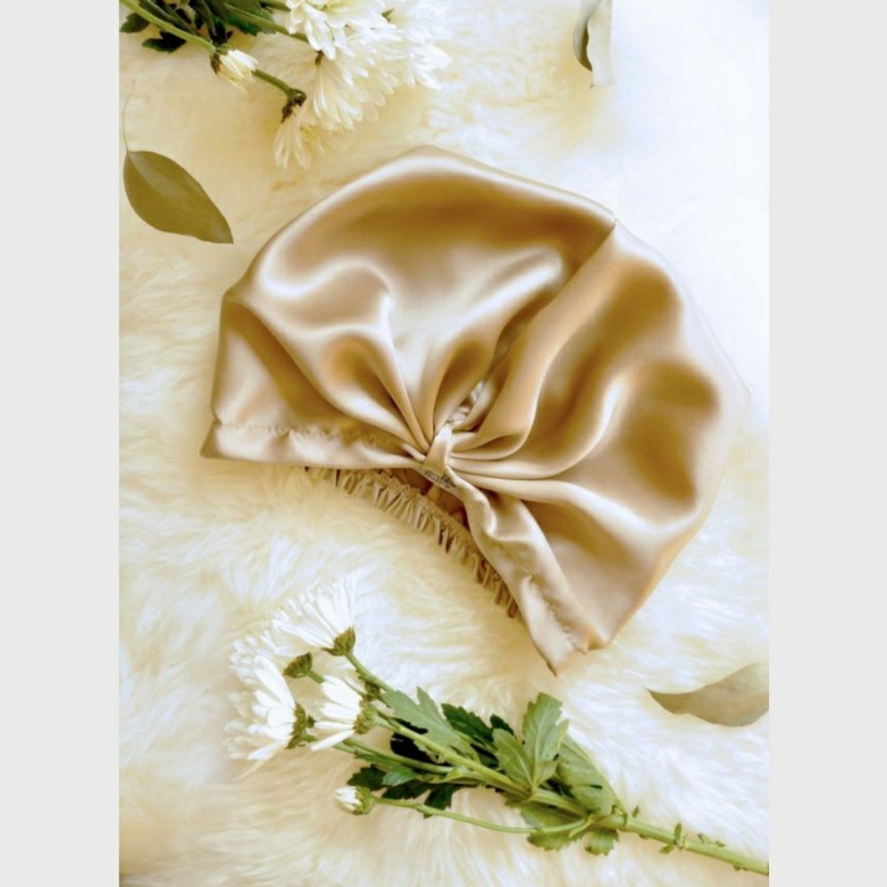Handmade 100% silk hair turban